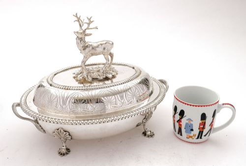 Stunning Victorian Silver Plated Serving Dish - 1862