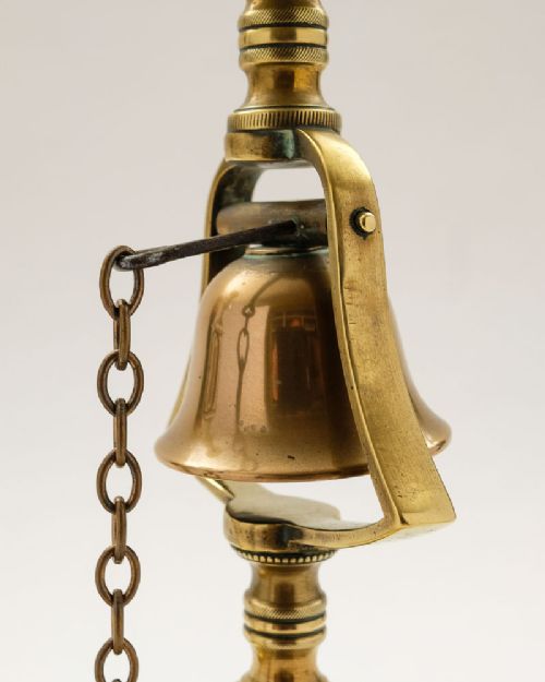 Unusual Matched Pair Georgian Brass Tavern Candlesticks - circa 1820