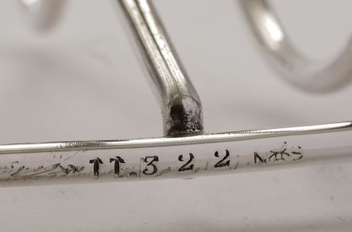 Unusual Edwardian Silver Plated Toast Rack - circa 1905