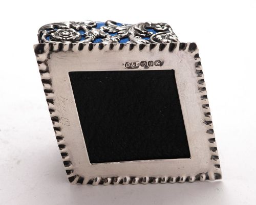 Pretty Victorian Silver Pin Cushion- Birmingham 1892