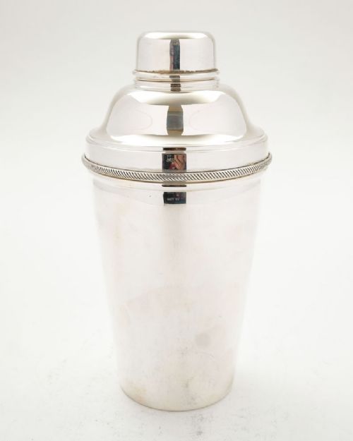 Lovely Art Deco Silver Plated Cocktail Shaker - circa 1930