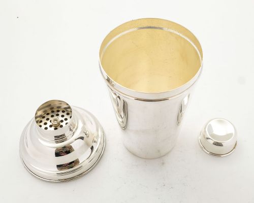 Lovely Art Deco Silver Plated Cocktail Shaker - circa 1930