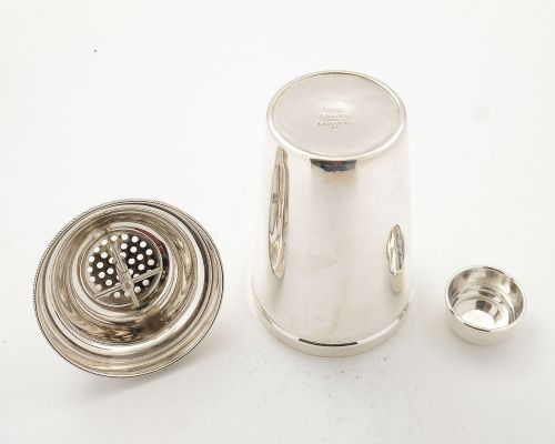 Lovely Art Deco Silver Plated Cocktail Shaker - circa 1930