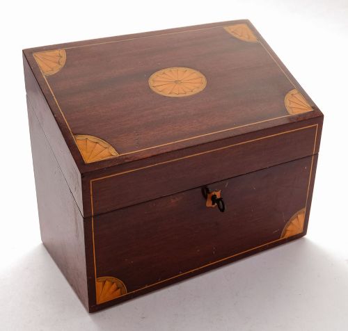 Gorgeous Edwardian Sheridan Revival Document Box - circa 1905