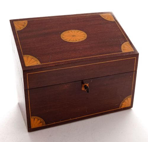 Gorgeous Edwardian Sheridan Revival Document Box - circa 1905