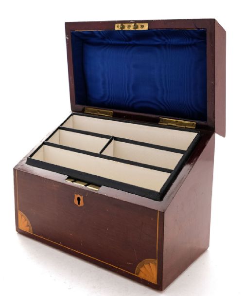 Gorgeous Edwardian Sheridan Revival Document Box - circa 1905
