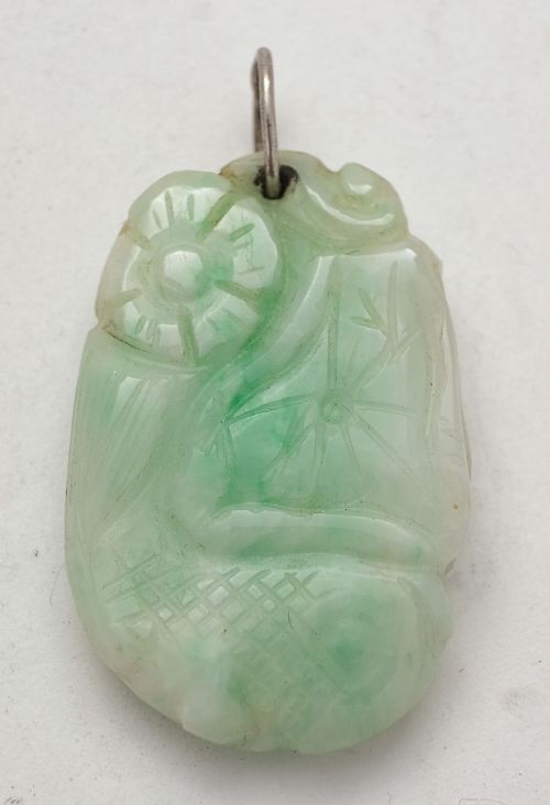 Nice Carved Chinese Jade Pendant - circa 1900