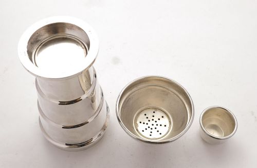 Wunderschöner versilberter Art-Deco-Cocktailshaker – um 1930