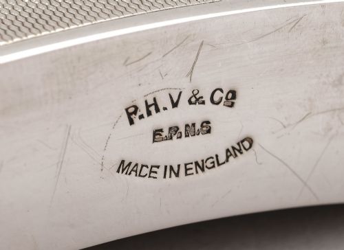 Nice Art Deco Silver Plated Hip Flask - circa 1930