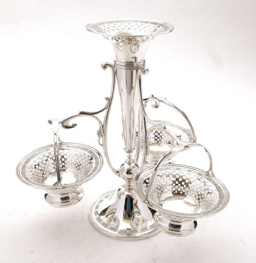 Gorgeous Edwardian Silver Plated Centre Piece - Circa 1905