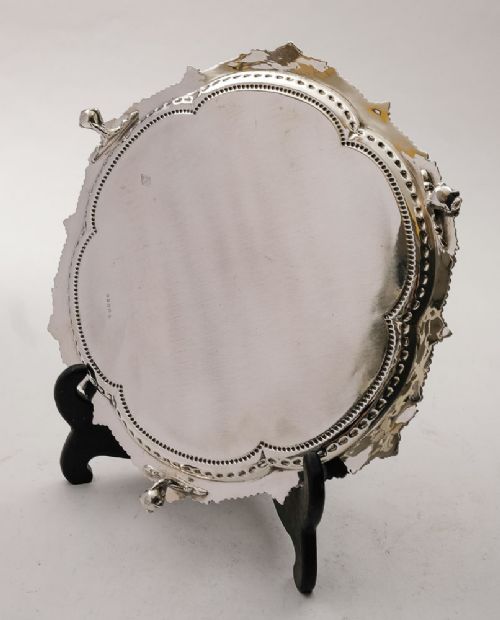 Gorgeous Victorian Silver Plated Salver - 1856