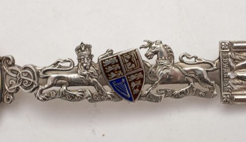 Good Edward VII Silver Coronation Spoon - Birmingham 1901