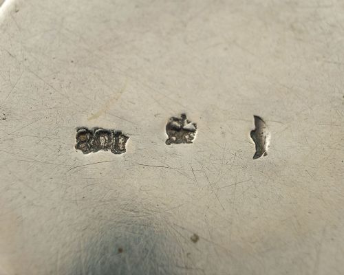 Unusual 800 Silver European Lamp Box - Circa 1900