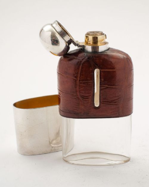 Nice Edwardian Hip Flask - circa 1905