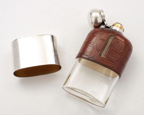 Nice Edwardian Hip Flask - circa 1905