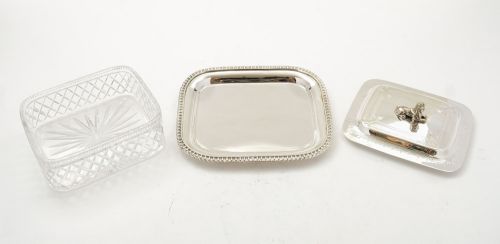 Fabulous Victorian Silver Plated Butter DIsh - circa 1890