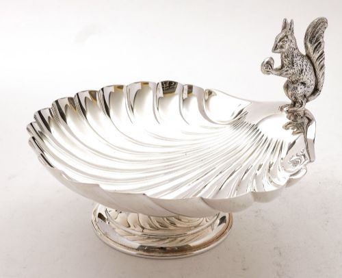 Fabulous Edwardian Silver Plated Nut Dish - circa 1905
