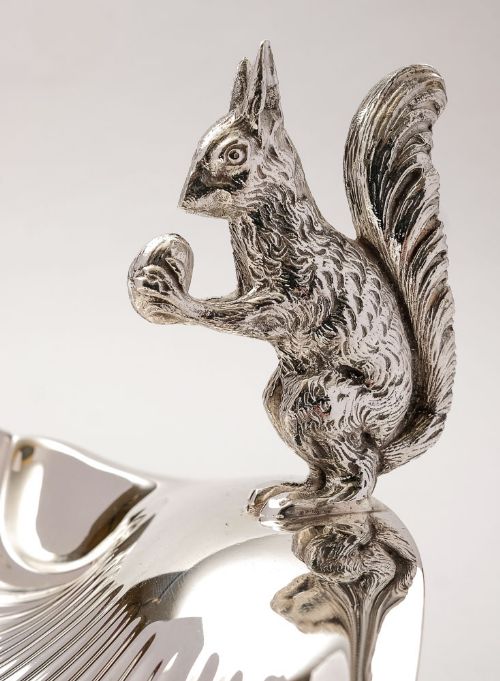 Fabulous Edwardian Silver Plated Nut Dish - circa 1905