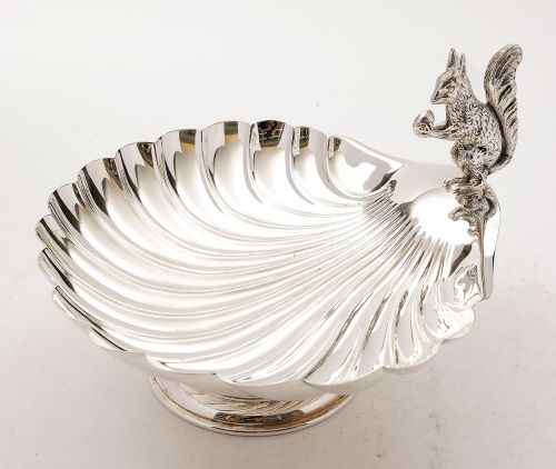 Fabulous Edwardian Silver Plated Nut Dish - circa 1905