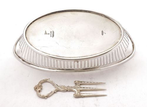 Lovely Edwardian Silver Plated Bread Basket - circa 1905