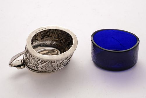 Beautiful Victorian Silver Mustard Pot - Birmingham 1896