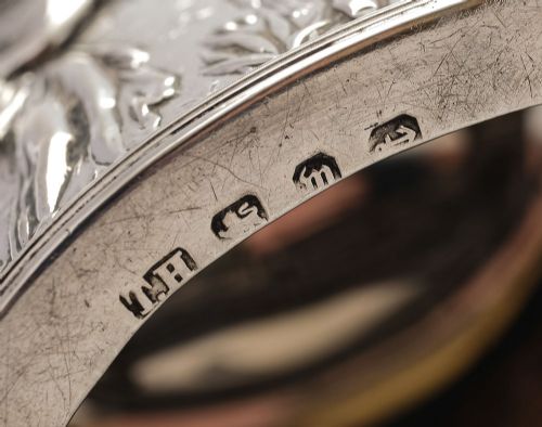 Beautiful Victorian Silver Mustard Pot - Birmingham 1896