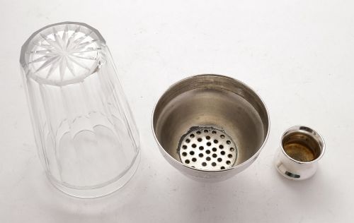 Nice Art Deco Glass Cocktail Shaker - Circa 1930