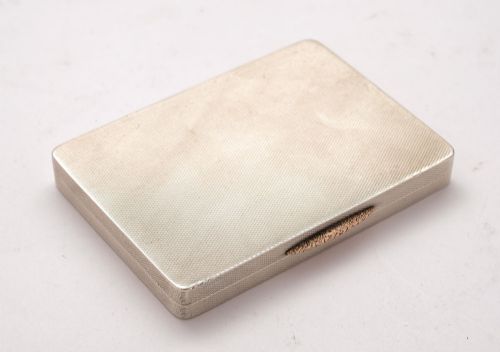 Nice Silver Art Deco Card Box - London 1934
