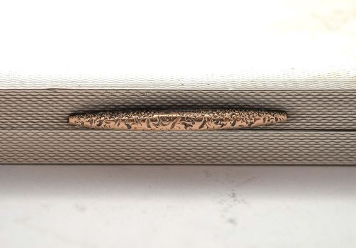 Nice Silver Art Deco Card Box - London 1934