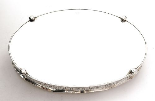 Nice Silver Plated Oval Gallery Tray - circa 1920