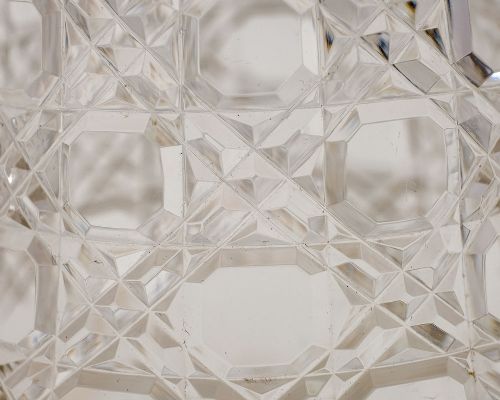 Lovely Pair Edwardian Cut Glass Decanters - circa 1905