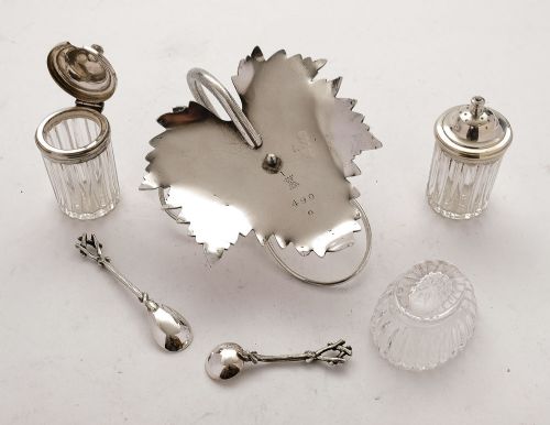 Gorgeous Victorian Silver Plated 'Novelty' Cruet - circa 1890
