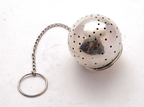 Nice American Sterling Silver Tea Infuser - circa 1900