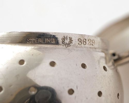 Nice American Sterling Silver Tea Infuser - circa 1900