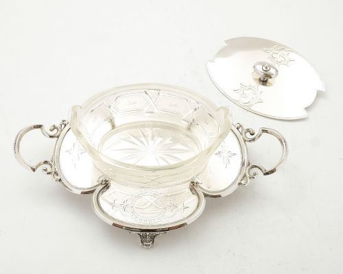 Stunning Victorian Butter Dish - circa 1880