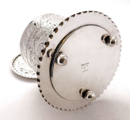Fabulous Victorian Silver Plated Biscuit Box - Circa 1890