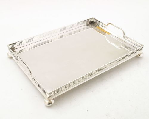 Nice Edwardian Silver Plated Tray - Circa 1910