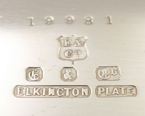 Nice Edwardian Silver Plated Tray - Circa 1910