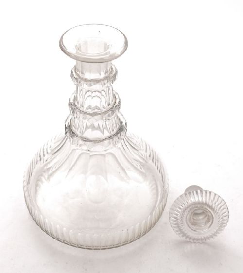 Nice Georgian Ships Decanter - Circa 1800