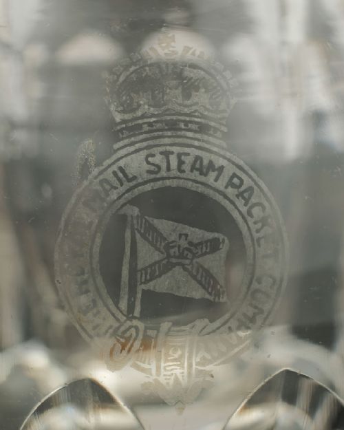 Royal Mail Steamer Packet Condiment Bottle - circa 1900