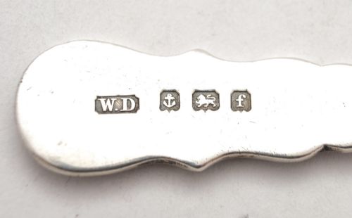 Gorgeous Silver Edwardian Caddie Spoon Birmingham 1905