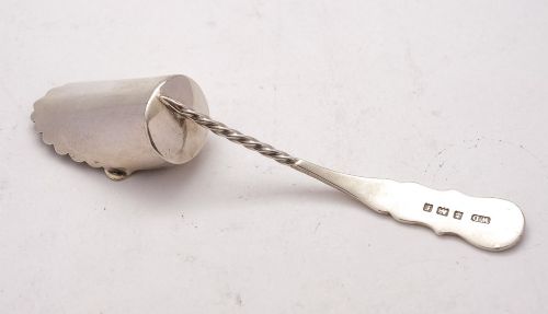 Gorgeous Silver Edwardian Caddie Spoon Birmingham 1905