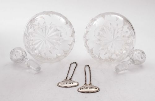 Lovely Pair Victorian Decanters - circa 1890