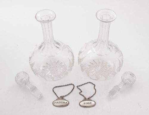 Lovely Pair Victorian Decanters - circa 1890