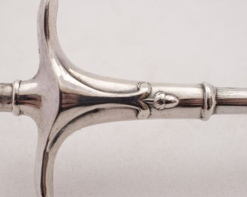 Unusual Edwardian Silver Olive Picker - Birmingham 1908