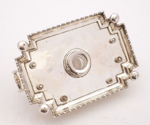 Fabulous Edwardian Silver Plated Ink Stand - circa 1905