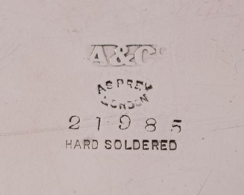 Good Pair Edwardian Asprey Silver Plated Entree Dishes - circa 1905