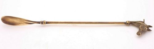 Nice Brass Horses Head Shoehorn - circa 1930