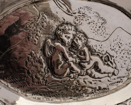 Lovely 800 Silver German Basket - circa 1900