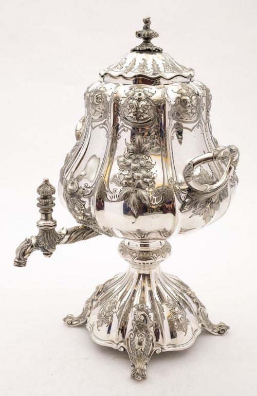 Fabulous Victorian Silver Plated Tea Urn - circa 1870